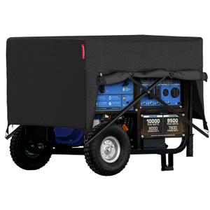 Porch Shield Generator Covers Running - Heavy Duty Waterproof Generator Rain Tent Shelter for 3500w-12000w Black