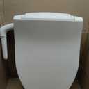 Kohler PureWash M250 Manual Elongated Bidet Toilet Seat, Biscuit, Quiet-Close Lid Prevents Slamming, Cool Water, Easy Installation with Quick-Release Hinges, Adjustable Spray Position & Pressure