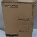 SONGMICS Trash Can, 13-Gallon Gabbage Can, with 15 Trash Bags, Stainless Steel, with Soft-Close Lid, Removable Inner Bucket, Handles, Silver ULTB595E01