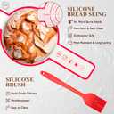 Complete Sourdough Starter Kit, Sourdough Bread Baking Supplies, Banneton Bread Proofing Basket with Sourdough Starter Jar, 9inch Round Bread Proofing Basket, for Bread Baking