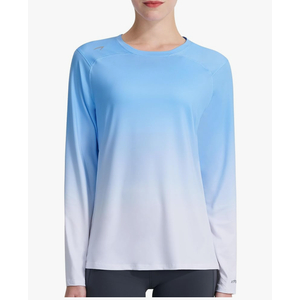 KPSUN Womens Long Sleeve Rash Guard UPF 50+ Swim Shirts Sun Uv Protection Surfing Top for Beach Swimming Quick Dry, Medium