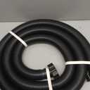 10ft Pool Hose For Above Ground Pools, 1.5 Inch Diameter Swimming Pool Replacement Hose for Filter Pump, Saltwater System, Sand Filters Accessories (1, Black, Normal)