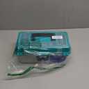 Sheffield 12671 13" Tackle Box, Fishing Gear Organizer for Fly Fishing, Flip-Up Lid, Lift-Out Tray, Stackable Storage, Made In USA (Teal/Grey)
