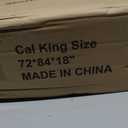 COONP California King Mattress Topper, Extra Thick Pillowtop, Cooling Plush Mattress Pad Cover Cotton Top Bed Topper Protector with 8-21 Inch Deep Pocket