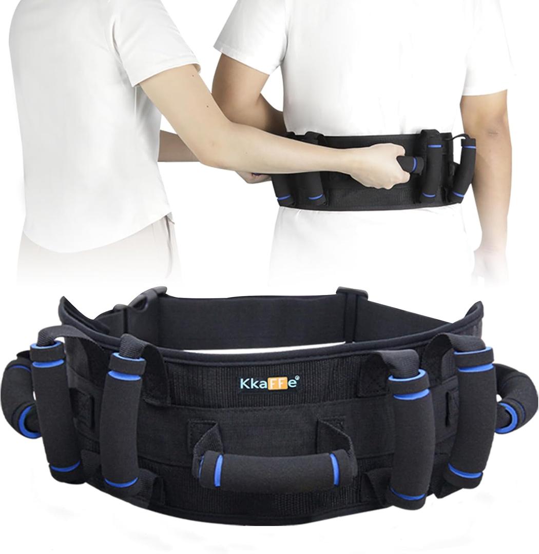 Gait Belts for Seniors, Gate Belt Medical for Elderly with 7 Handles