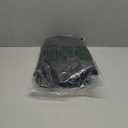 CUCRAF Black Blackout Curtains 45 inch Length 2 Panels Set, Rod Pocket Room Darkening Drapes for Bedroom Living Room, Insulated Thermal Light Blocking Window Curtain (W52 x L45 Inch)