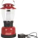 Coleman Classic Rechargeable 400 Lumens LED Lantern, Water-Resistant Lantern with USB Charging Port & Carry Handle, Great for Camping, Power Outage, Emergencies, & Home Use