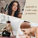 Widen Wigs Band, Velvet Grip Band Non Slip, Adjustable Fasten Headbands for Women to Keep Wig from Moving and Comfort (Beige)