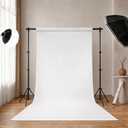 White Seamless Paper Backdrop, White Photo Backdrop 53" x16.4' | Heavyweight matte backdrop paper with non-reflective surface for portraits, product photos, videos and studio photograpy.