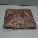 LIBERECOO Round Vinyl Fitted Tablecloth with Flannel Backing Elastic Edge Table Cover Waterproof Stain-Resistant Wipeable Tablcloths Fits 40-44" Round Tables (Walnut Wood)