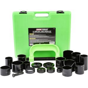 OEMTOOLS 25104 21-Piece Master Ball Joint Press Kit, Ball Joint Puller for Upper and Lower Ball Joints, U-Joints, and Brake Pins, Automotive Tool Kit Compatible with 2WD and 4WD Vehicles