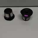 Reusable K Cups for Keurig K Elite, K Classic, K Compact, K Latte, K Duo and All 2.0 & 1.0 Coffee Makers, 2 Pack K Cup Coffee Filters - Black