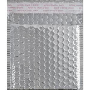 HOSL Bubble Mailer 5.2x5.2"(Inner) Shipping Envelopes 20 Pack Padded Envelopes for Mailing Shipping Packaging small Business Waterproof Package Bags Bulk (Silver)