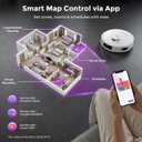 Robot Vacuum and Mop Combo, Robot Vacuum Cleaner with Bagless Self Emptying Station, 18000Pa Suction, LiDAR Navigation, ideal for Pet Hair, Carpet & Hard Floor, Compatible with App/Alexa/Voice Control