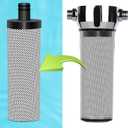 Replacement Water Fiter for Shower Head Filter System,Campatible with AQUAYOUTH 2.0 Carbon Shower Head Filter System,Removes Heavy Metals and Chlorine.(3 Pack)