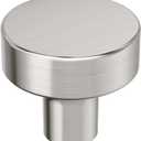 Amerock Merced 1-1/4 inch (32mm) Diameter Satin Nickel Cabinet Knob, BP37420G10