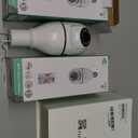 Light Bulb Security Camera 2 Packs, 5G&2.4GHz 2K Security Cameras Wireless Outdoor 360 PTZ Cameras for Home Security with Color Night Vision, 2 Way Talk, AI Human Detection, Screw in Light Socket (White)