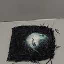 ROSYJUNE 8oz Black Crinkle Cut Paper Shred Filler, Iridescent Easter Grass Confetti Shredded Paper for Gift Baskets Boxes Filling, Birthday Wedding Valentines Day Decoration