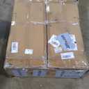 Inch Office Desk, Executive Office Desk，Modern Industrial Style, Z-Shaped Table Legs, Country Black Wood Grain Top, for Home Office, Study, Conference, Dark Wood