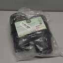 KINGLAKE 100 Pcs 4" Plastic Plants Pots Black