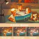 BOHON Desk Lamp 3 Color Modes 10 Brightness Dimmer Reading Light 10W 38 LED Clamp Lamp with Auto Off Timer 360 Flexible Gooseneck Clip on Light for Bed Bedside, AC Adapter Include