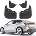 2026 Tesla Model Y Juniper Mud Flaps (4-Pack) - Thickened TPE Splash Guards Accessories for 2025-2026, No Drill Installation with Tools Included | All-Weather Protection