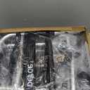 Delog Folding Walker for Senior  Platform Walker with 5’’ Wheels and Removable Padded Armrests 350lbs, Lightweight Walking Mobility Aid, Standard Walker for Elderly (Black)