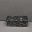 4 Pack Magnetic Spice Rack Organizer for Refrigerator and Oven, Black Fridge Organizers and Storage for Kitchen