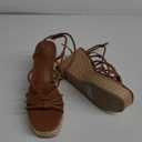 SM New York July Women’s Taupe Wedge Sandals Size 8.5