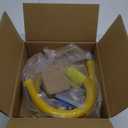 48Inch Gas Hose Connector Kit with 2 Elbow Fittings, 3/4 Quick Disconnect Fittings, Flexible Gas Line for Kitchen Commercial Equipment