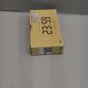 WulaWindy Digital Alarm Clock, Large LED Display, with USB Charger, Snooze Function Dim Mode Wall Hanging Beside Desk Clock for Bedroom Black Room Decor