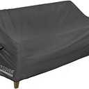 ULTCOVER Waterproof Outdoor Sofa Cover - Heavy Duty Patio Bench Covers 70W x 30D x 35H inch, Black