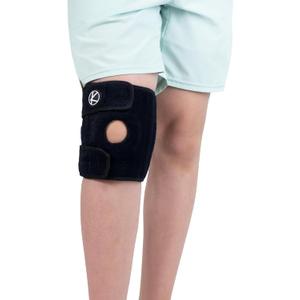 KARM Kids Knee Brace - Osgood Schlatter Knee Brace Youth for Kids, Sports, Pain, Arthritis, Patella, Meniscus Tear, MCL, ACL - Adjustable Compression Support for Child, Boys & Girls (Black), Size: One Size