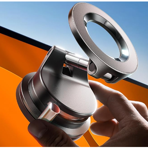 LISEN for Magsafe Car Mount, Cell Phone Holders for Your Car, Magnetic Car Accessories for Women Men Interior Jeep, Vacuum SuctionPro for Valentines Day Gifts for Him Kits, for iPhone 1712, Black