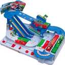 Epoch Games Super Mario Kart Racing Deluxe, Challenging Obstacle Course Track with Collectible Super Mario Kart Figures (7433)