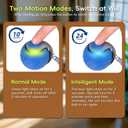 Speedy Tail Cat Toy 2.0, Interactive Cat Ball Toy for Bored Indoor Cats, Automatic Moving Pet Play Ball, Two Speed Adjustment with Replacement Tail