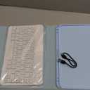 Keyboard Case for iPad (A16) 11th Gen 11 Inch 2025, iPad 10th Generation 10.9 Inch 2022, Detachable Wireless Bluetooth Keyboard with Built-in Left Side Pencil Holder (Sky Blue)