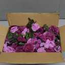 KHOYIME 9 Pack 72 FT Artificial Flower Garland, Fake Purple Roses Vines Silk Flowers Faux Plastic Outdoor Hanging Floral Ivy Garland Decoration for Wedding Arch Bedroom Home Wall Backdrop Room Decor