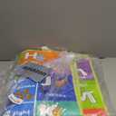 World Map ABC Kid Rug for Playroom Geography 59"39.4" Classroom Play Rug Educational Baby Playmat Alphabet Carpet Primary School Fluffy Ployester Non-Slip Preschool Mat Nursery Room Learning