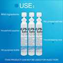 Sterile Saline Solution, 20-Pack Skin and Wound Cleanser, 0.9% Sodium Chloride Wound Wash & Nasal Rinse