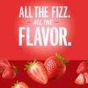 IZZE Sparkling Water Juice Beverage Blend, Strawberry, No Sugar Added, 8.4 FL OZ, 24 Cans