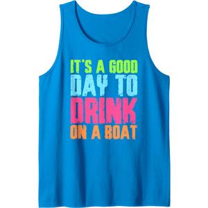 It's A Good Day to Drink On A Boat, Boat Family Vacation Tank Top, M
