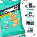 PopCorners Popped Corn Snacks, Sea Salt, 1 Ounce (Pack of 20) (Packaging May Vary) (EXP 08/11/26)
