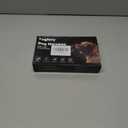 Taglory LED Dog Harness with AirTag Holder, No Pull Light Up Dog Vest for Night Walking, USB Rechargeable Pet Safety Harness with 2 Metal Clips, Adjustable Soft Vest for Small Dogs (Rose Pink, S) (Melon Red)