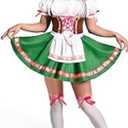 Spooktacular Creations Women Oktoberfest Dress, Halloween Oktoberfest Costume for Halloween Dress up Party and Beer Festival, S