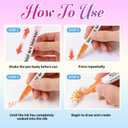 2 x 12 Colors Nail Art Pens Set, 3D 0.5MM Nail Polish Pens, DIY Nail Markers, Quick Drying Long Lasting Paint Graffiti Point Dotting Liner Pen Tools for Home & Salon