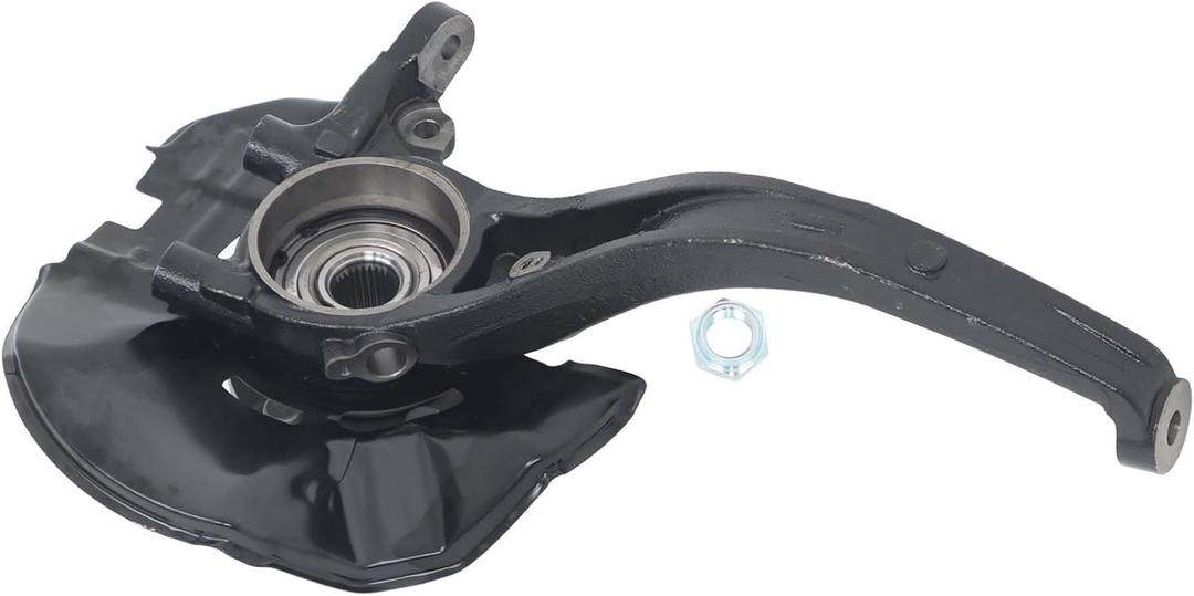 labwork Front Left Side Wheel Hub Bearing Steering Knuckle Assembly Replacement for Hyundai Sonata 2008 2009 2010 3.3L Replacement for LK107 51715-3K550