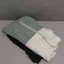 Womens Casual Half Zip Hoodies Trendy Loose V Neck Color Block Sweatshirt Long Sleeve Ribbed Tops (X-Large, Green)