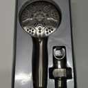 6-Mode High Pressure Handheld Shower Head Set, Consumer Reports Recommended HOPOPRO High Flow Hand Held Showerhead with 59 Inch Hose Bracket Teflon Tape Rubber Washers (Brushed Nickel)
