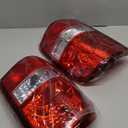 Pair of Tail Lights For 2006-2011 Ford Ranger, Direct Fit Left & Right Replacement Assembly, OE-Style ABS Housing (Core Support Brackets Included, Bulbs Not Included)